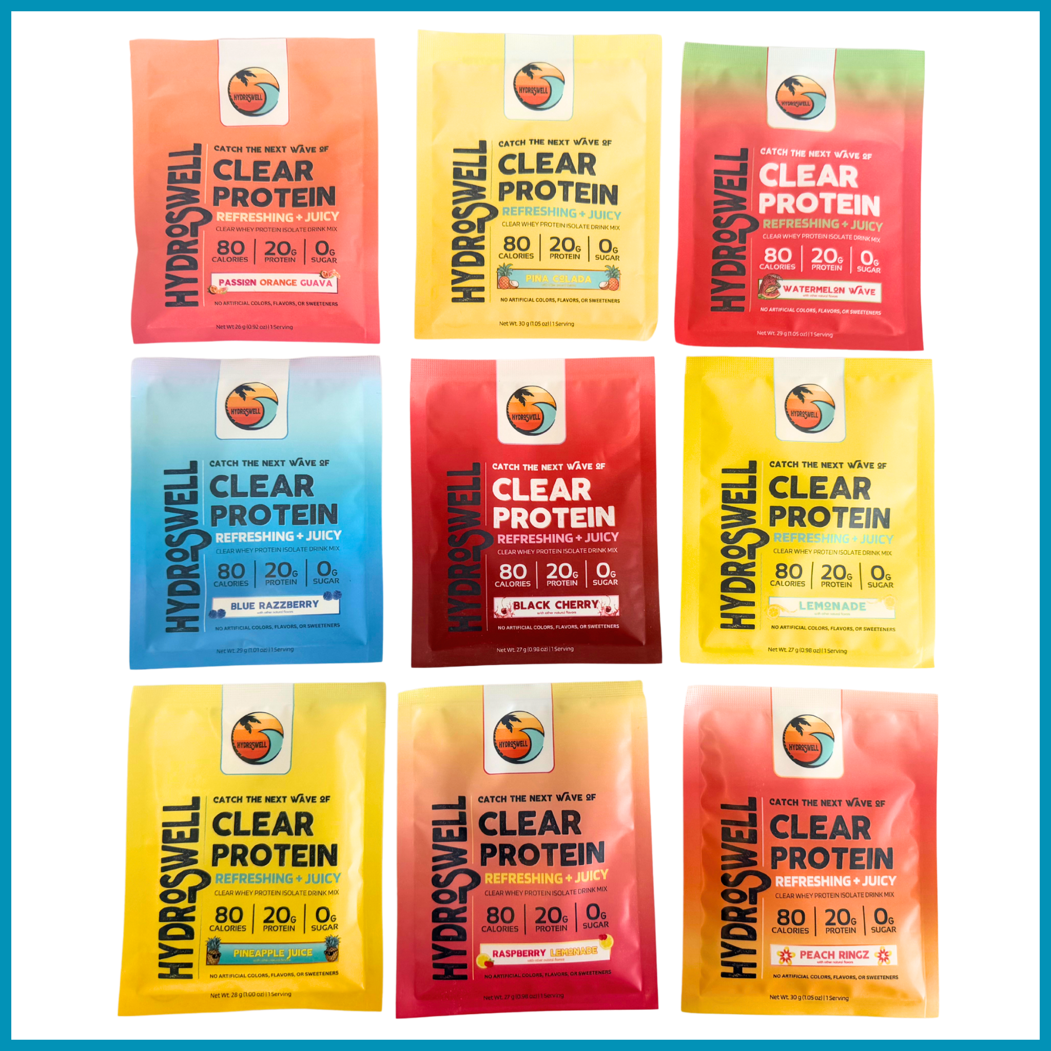 Clear Protein Sample Pack – HydroSwell
