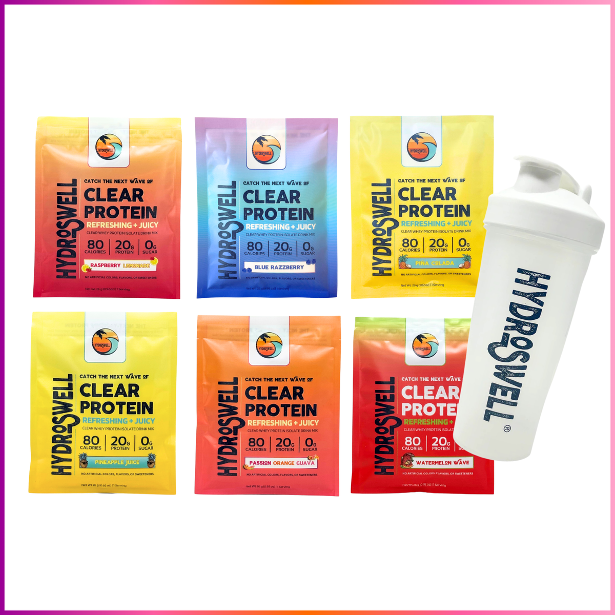 Clear Protein Sample Pack Bundle – HydroSwell